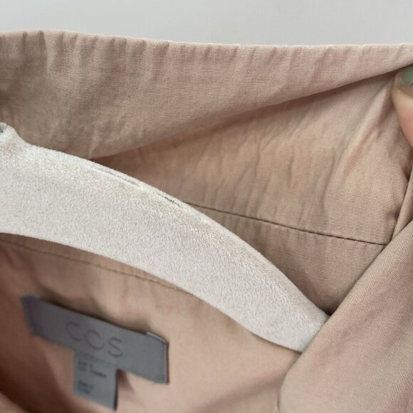 COS Small Beige Oversized Playsuit Romper Minimalist Quiet Luxury Old Money - Picture 11 of 16